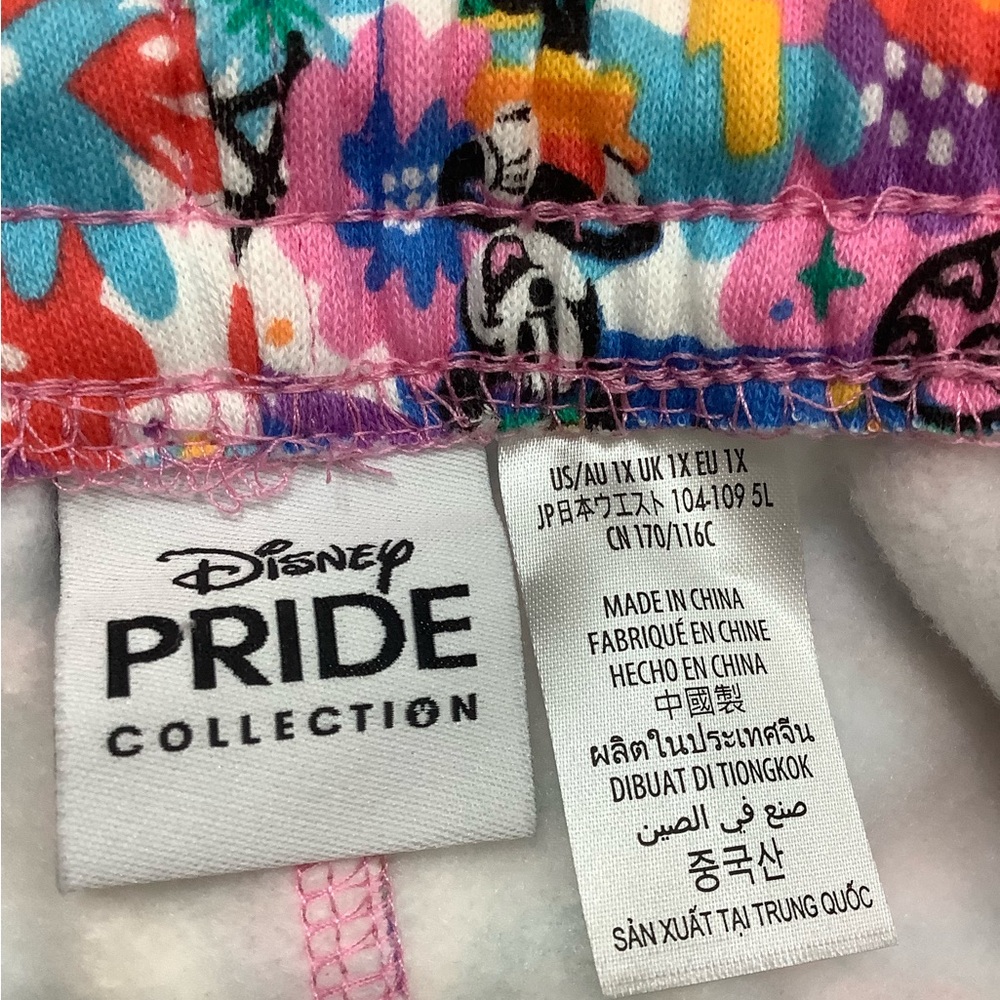 Disney Pride Multicolor Women's Sweats Shorts - Picture 5 of 6
